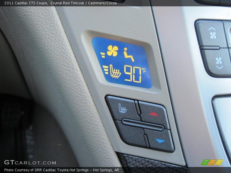 Crystal Red Tintcoat / Cashmere/Cocoa 2011 Cadillac CTS Coupe