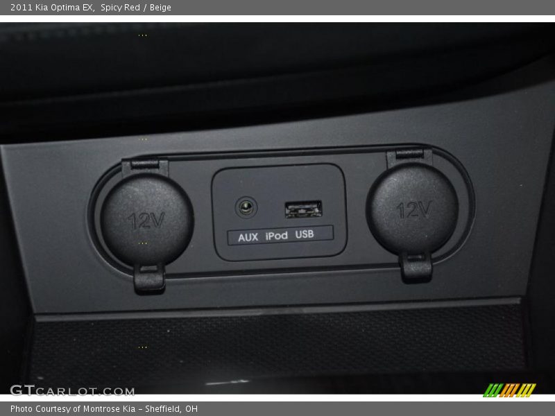 Spicy Red / Beige 2011 Kia Optima EX