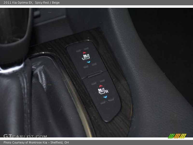 Spicy Red / Beige 2011 Kia Optima EX