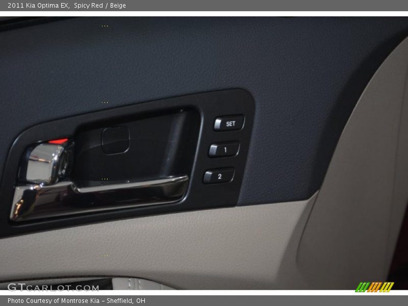 Spicy Red / Beige 2011 Kia Optima EX