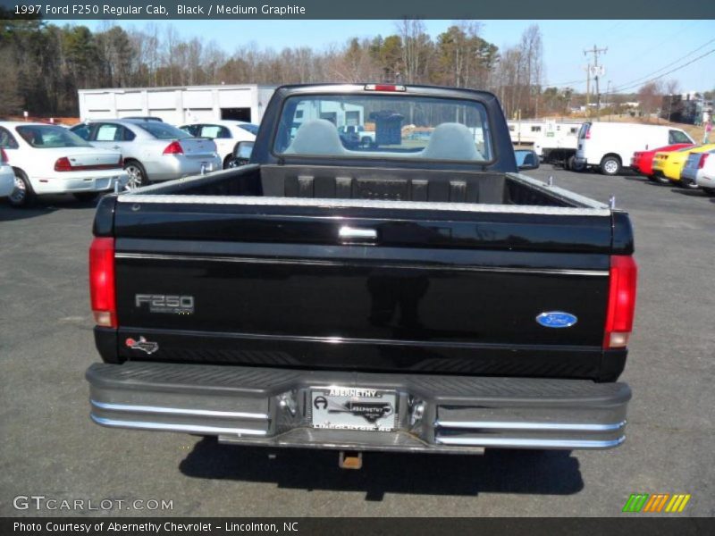 Black / Medium Graphite 1997 Ford F250 Regular Cab