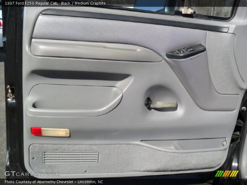 Black / Medium Graphite 1997 Ford F250 Regular Cab