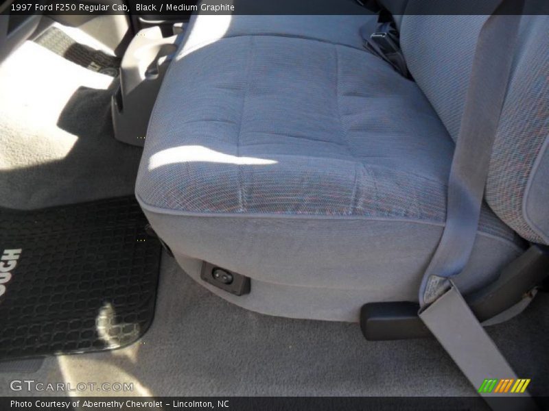 Black / Medium Graphite 1997 Ford F250 Regular Cab