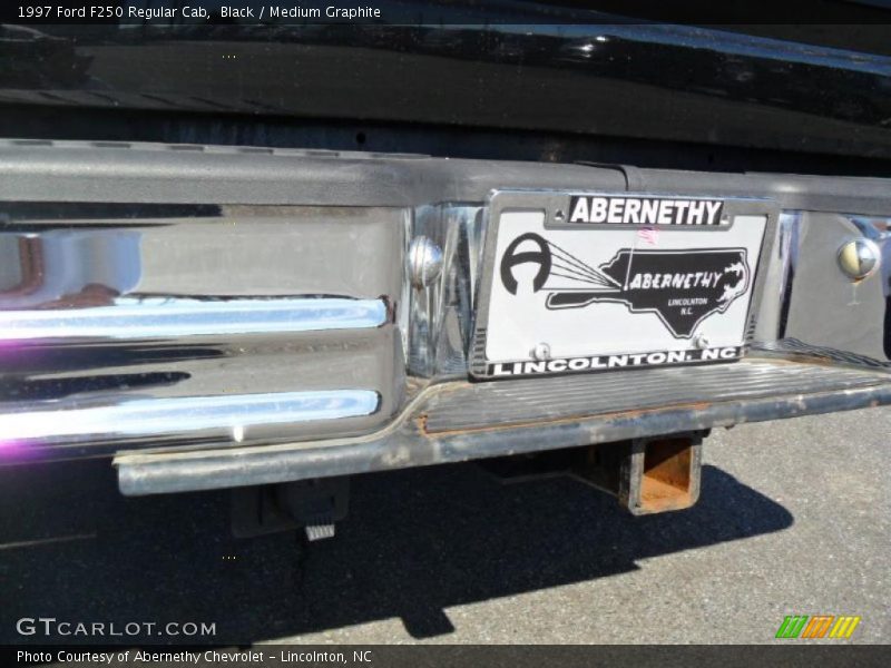 Black / Medium Graphite 1997 Ford F250 Regular Cab