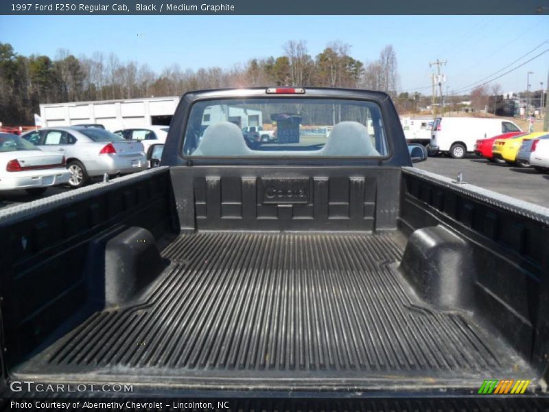 Black / Medium Graphite 1997 Ford F250 Regular Cab