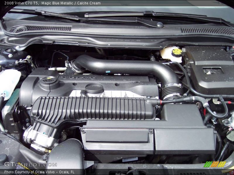 Magic Blue Metallic / Calcite Cream 2008 Volvo C70 T5