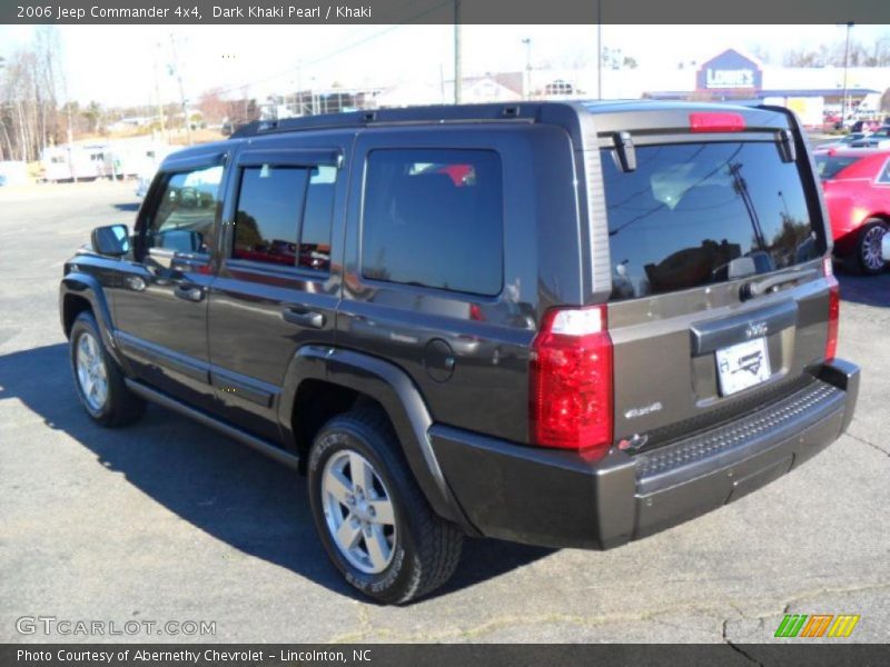 Dark Khaki Pearl / Khaki 2006 Jeep Commander 4x4