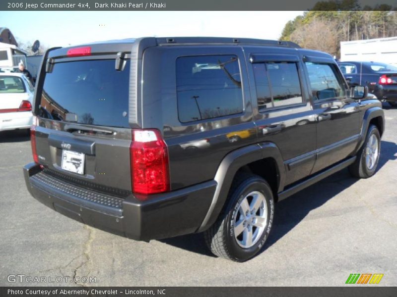 Dark Khaki Pearl / Khaki 2006 Jeep Commander 4x4