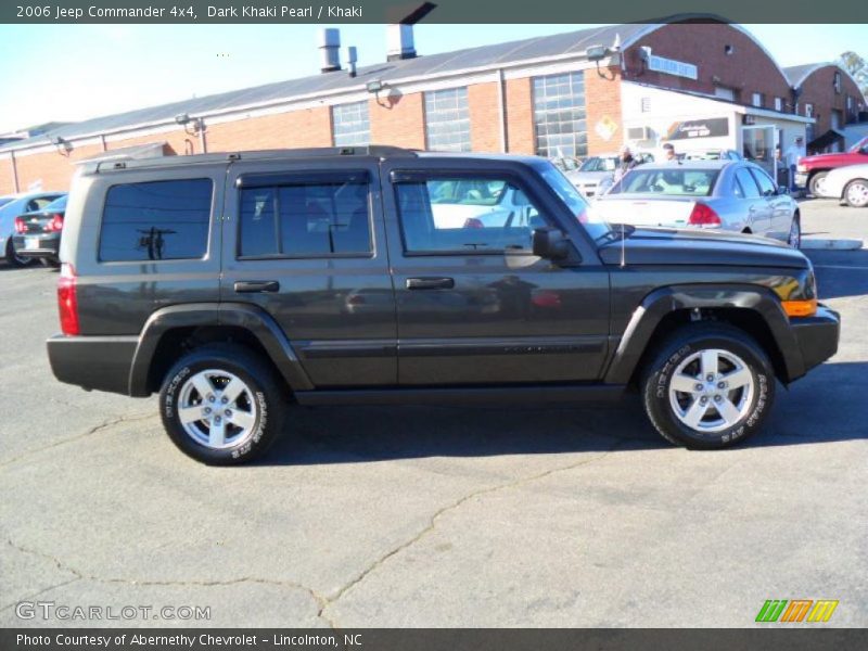 Dark Khaki Pearl / Khaki 2006 Jeep Commander 4x4