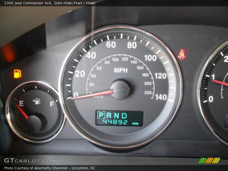 Dark Khaki Pearl / Khaki 2006 Jeep Commander 4x4