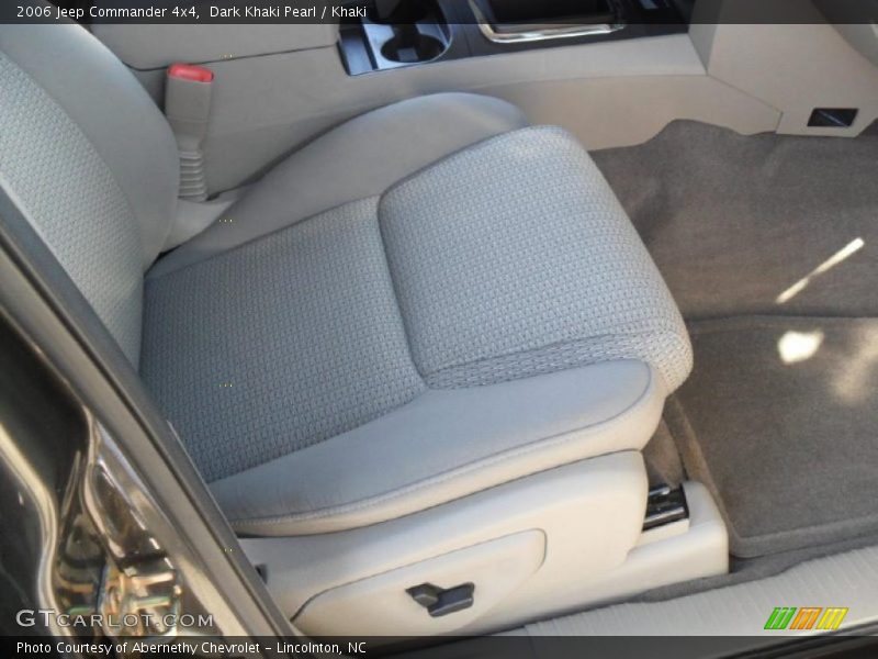Dark Khaki Pearl / Khaki 2006 Jeep Commander 4x4