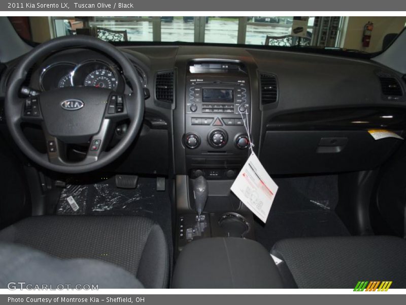 Tuscan Olive / Black 2011 Kia Sorento LX
