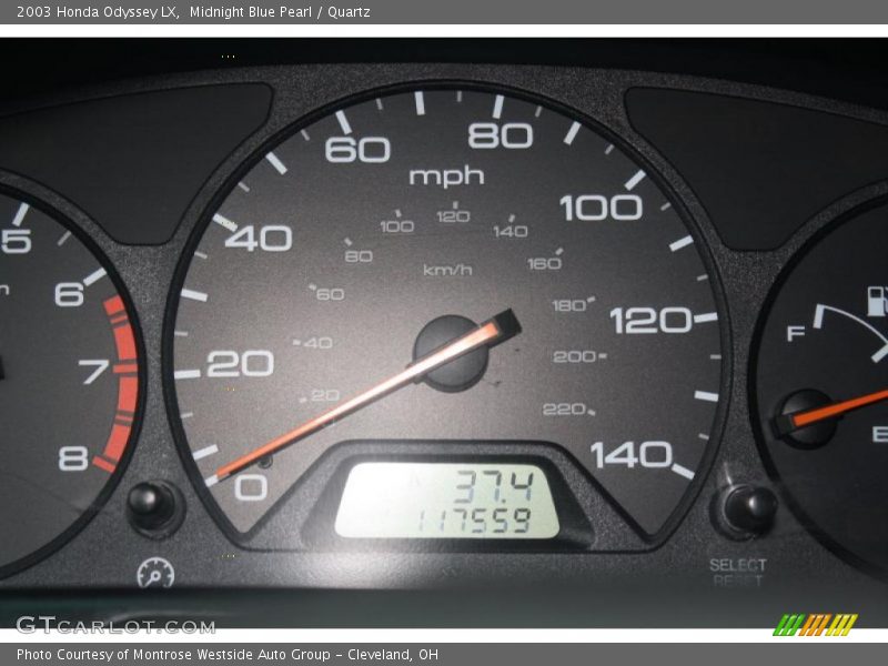 Midnight Blue Pearl / Quartz 2003 Honda Odyssey LX
