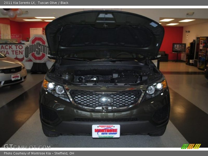 Tuscan Olive / Black 2011 Kia Sorento LX