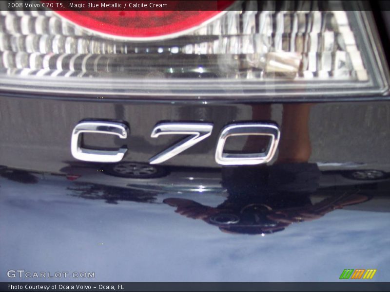 Magic Blue Metallic / Calcite Cream 2008 Volvo C70 T5