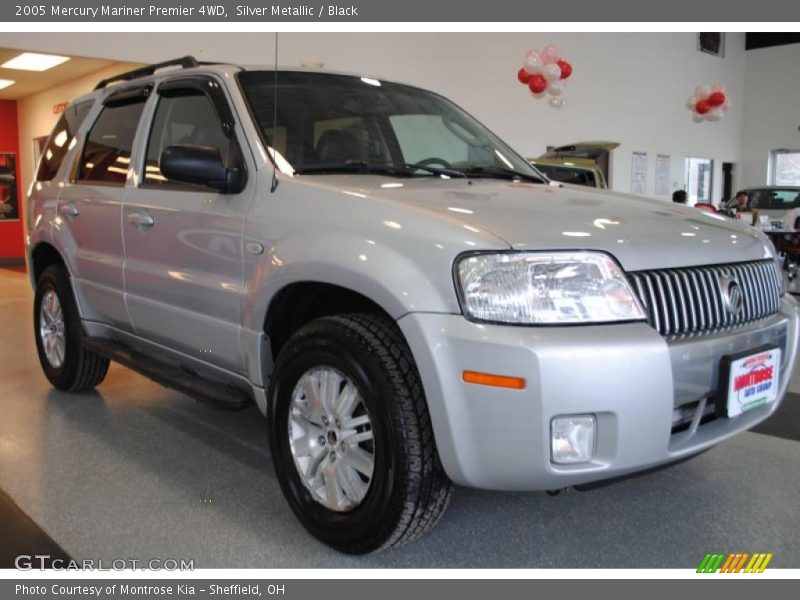 Silver Metallic / Black 2005 Mercury Mariner Premier 4WD