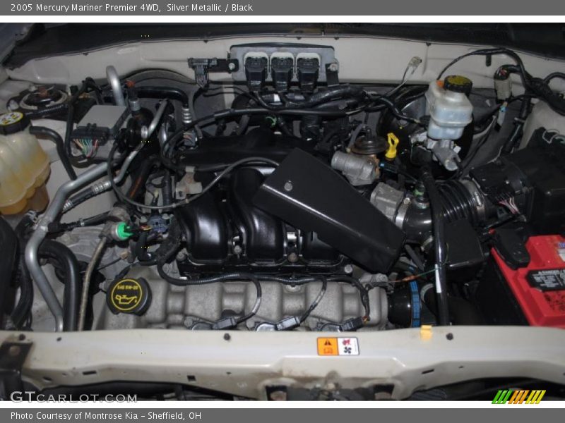 Silver Metallic / Black 2005 Mercury Mariner Premier 4WD