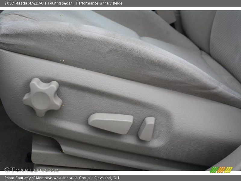 Performance White / Beige 2007 Mazda MAZDA6 s Touring Sedan
