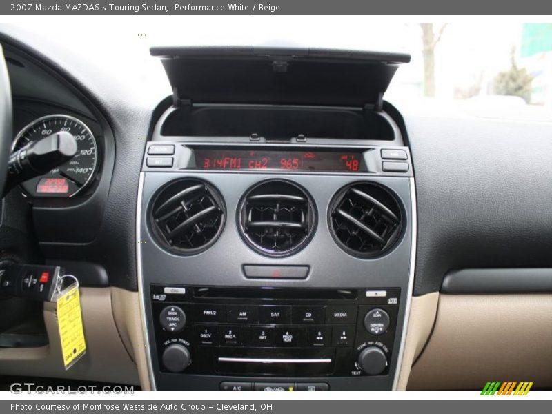 Performance White / Beige 2007 Mazda MAZDA6 s Touring Sedan