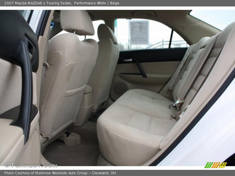 Performance White / Beige 2007 Mazda MAZDA6 s Touring Sedan