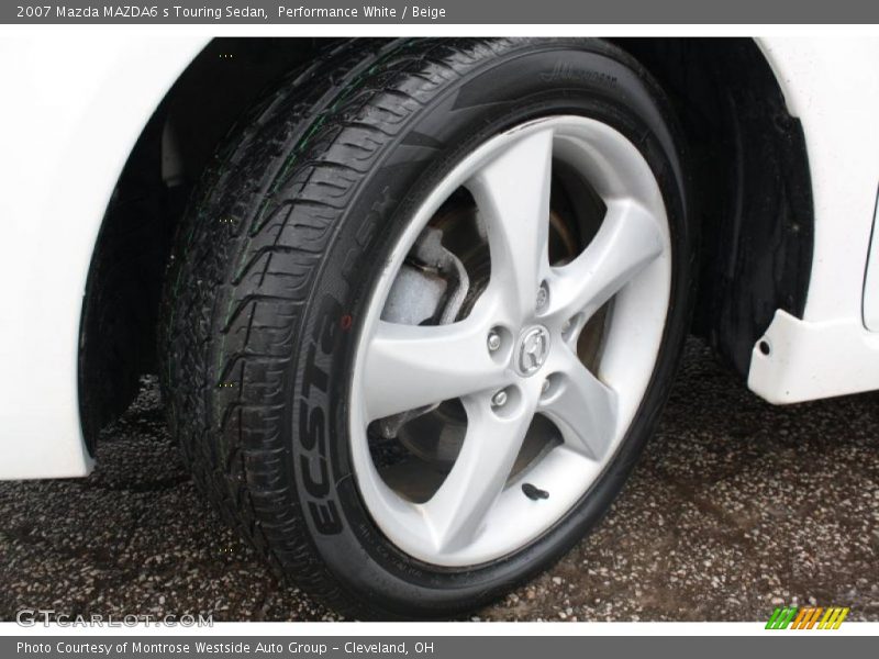 Performance White / Beige 2007 Mazda MAZDA6 s Touring Sedan
