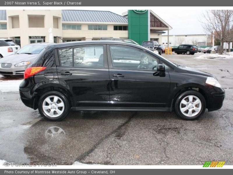 Super Black / Charcoal 2007 Nissan Versa S