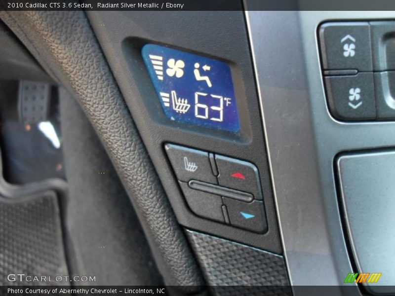 Radiant Silver Metallic / Ebony 2010 Cadillac CTS 3.6 Sedan