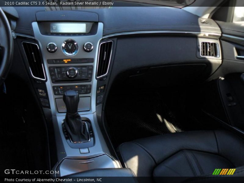 Radiant Silver Metallic / Ebony 2010 Cadillac CTS 3.6 Sedan
