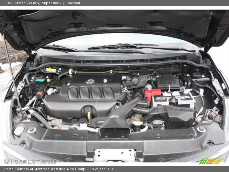 Super Black / Charcoal 2007 Nissan Versa S