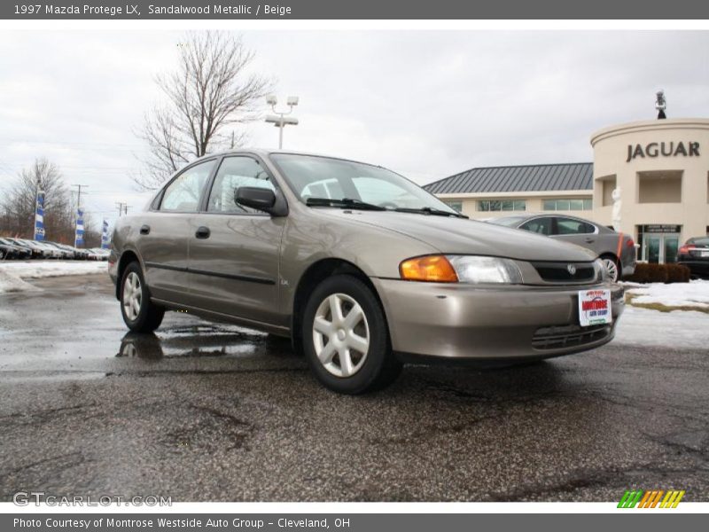 Sandalwood Metallic / Beige 1997 Mazda Protege LX