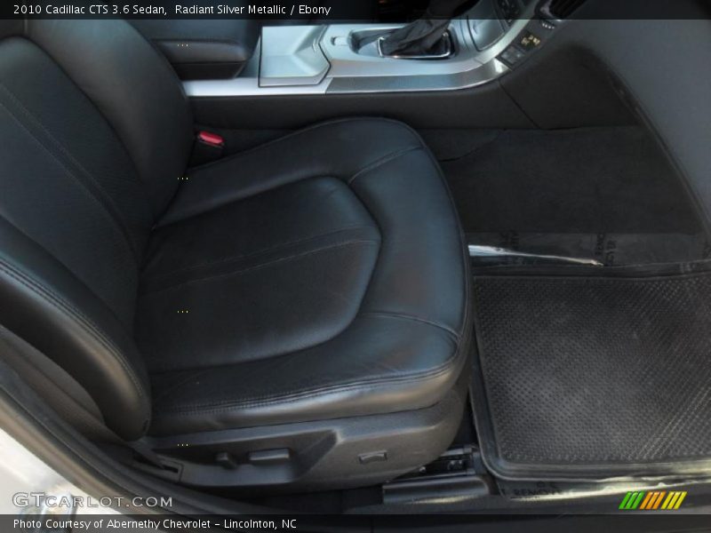 Radiant Silver Metallic / Ebony 2010 Cadillac CTS 3.6 Sedan