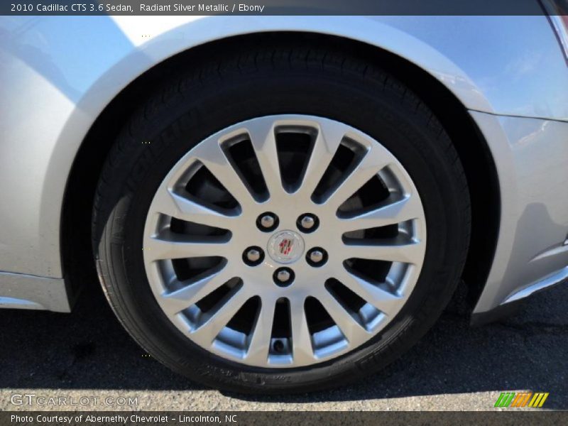 Radiant Silver Metallic / Ebony 2010 Cadillac CTS 3.6 Sedan