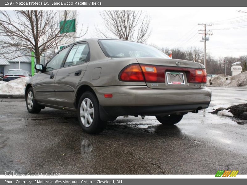 Sandalwood Metallic / Beige 1997 Mazda Protege LX