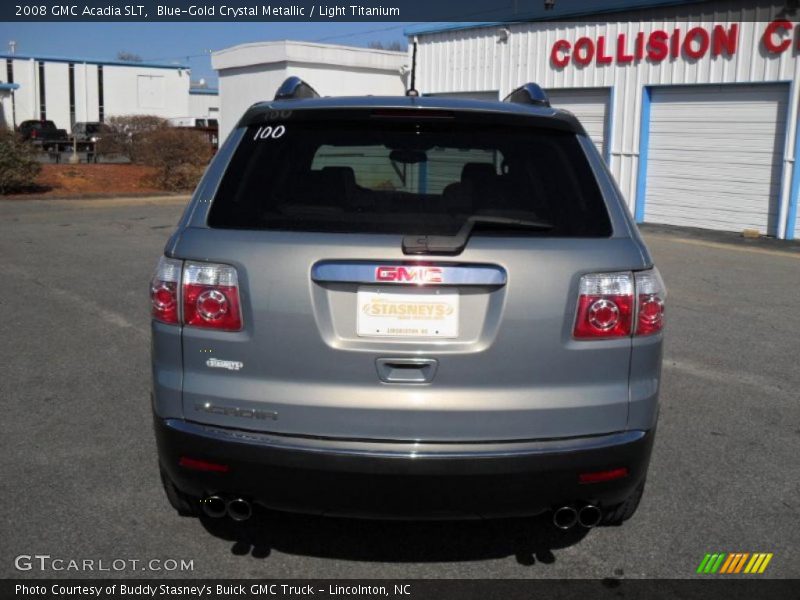 Blue-Gold Crystal Metallic / Light Titanium 2008 GMC Acadia SLT