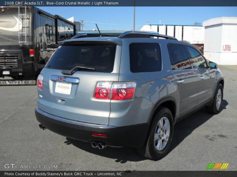 Blue-Gold Crystal Metallic / Light Titanium 2008 GMC Acadia SLT