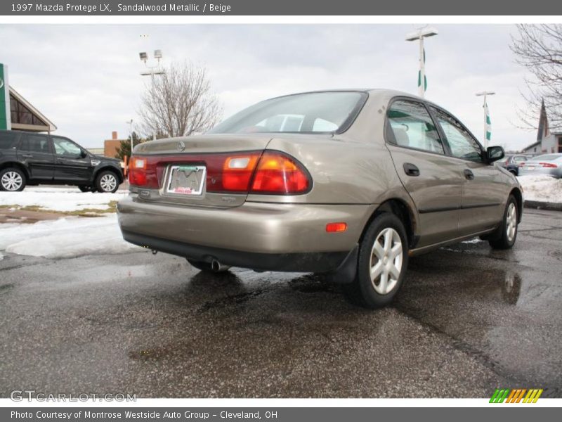 Sandalwood Metallic / Beige 1997 Mazda Protege LX