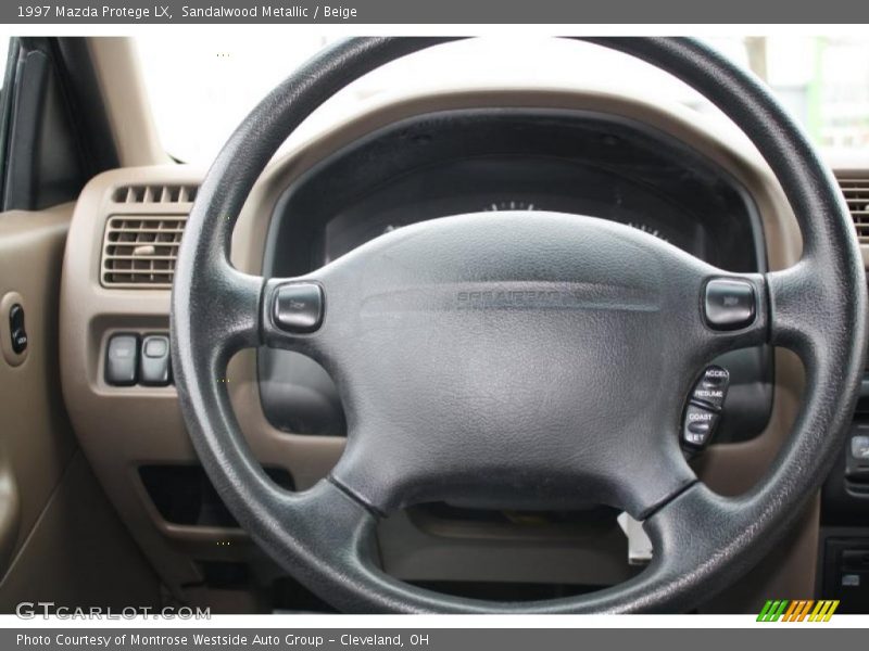 Sandalwood Metallic / Beige 1997 Mazda Protege LX