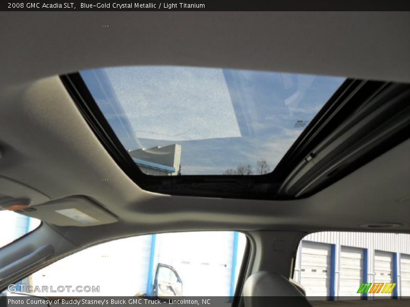 Blue-Gold Crystal Metallic / Light Titanium 2008 GMC Acadia SLT