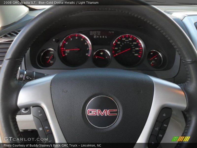 Blue-Gold Crystal Metallic / Light Titanium 2008 GMC Acadia SLT
