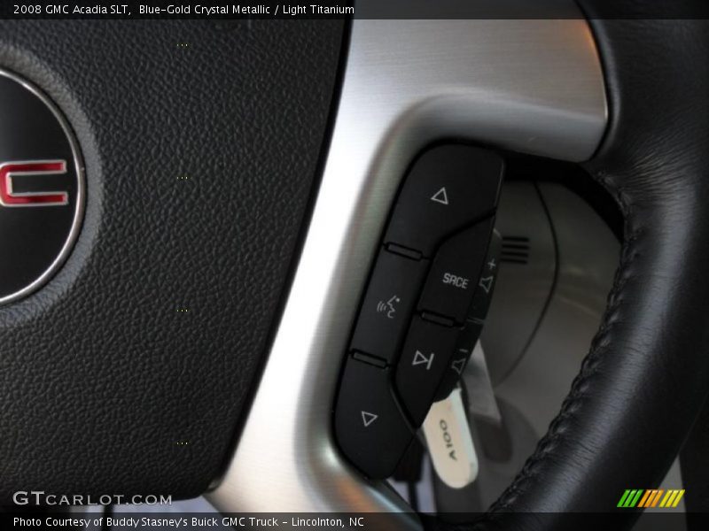 Blue-Gold Crystal Metallic / Light Titanium 2008 GMC Acadia SLT