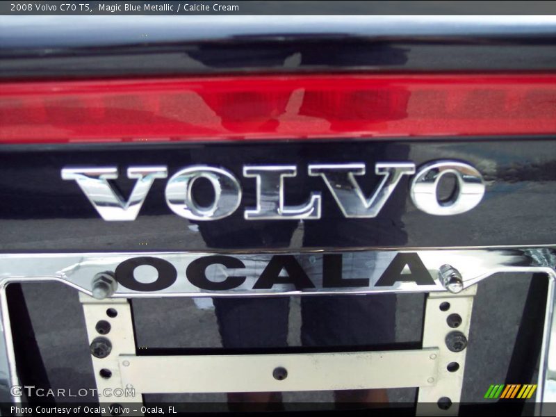 Magic Blue Metallic / Calcite Cream 2008 Volvo C70 T5
