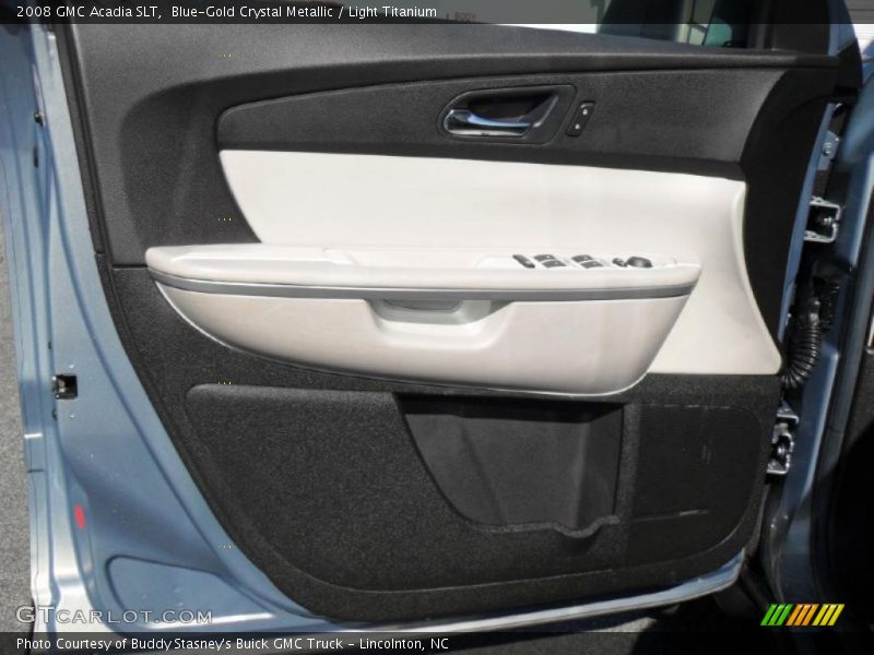 Blue-Gold Crystal Metallic / Light Titanium 2008 GMC Acadia SLT