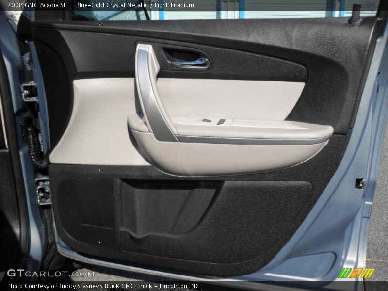 Blue-Gold Crystal Metallic / Light Titanium 2008 GMC Acadia SLT