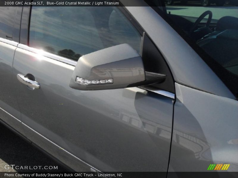 Blue-Gold Crystal Metallic / Light Titanium 2008 GMC Acadia SLT