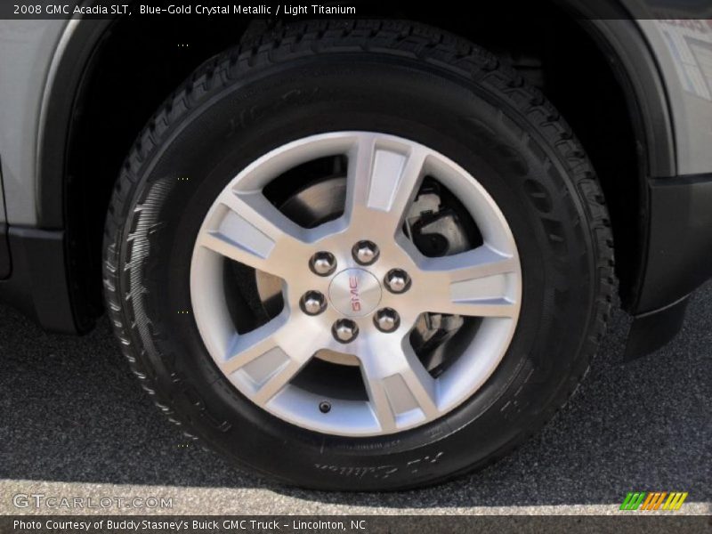 Blue-Gold Crystal Metallic / Light Titanium 2008 GMC Acadia SLT
