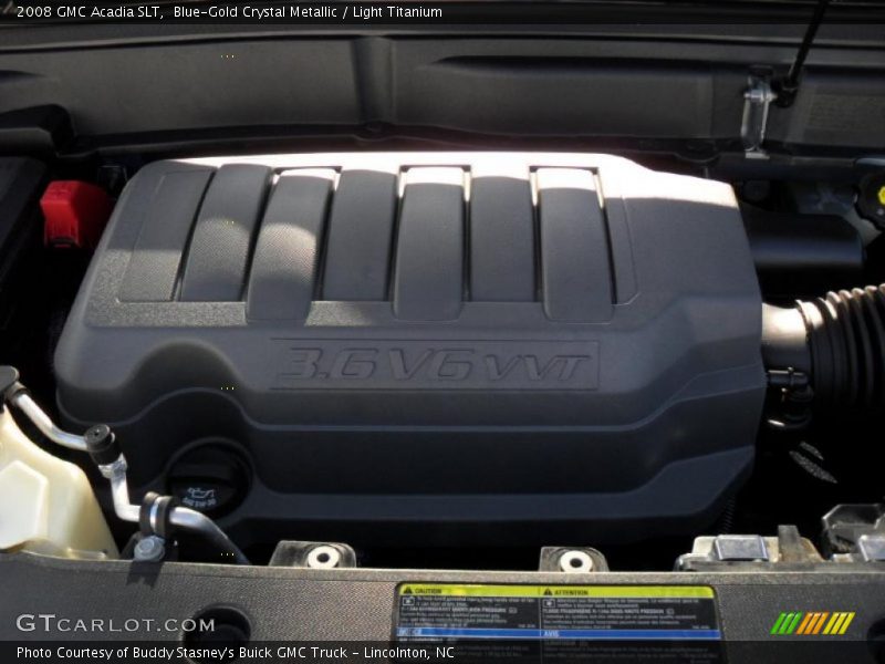 Blue-Gold Crystal Metallic / Light Titanium 2008 GMC Acadia SLT