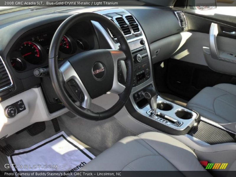Blue-Gold Crystal Metallic / Light Titanium 2008 GMC Acadia SLT