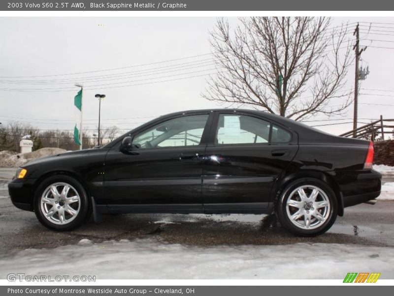 Black Sapphire Metallic / Graphite 2003 Volvo S60 2.5T AWD