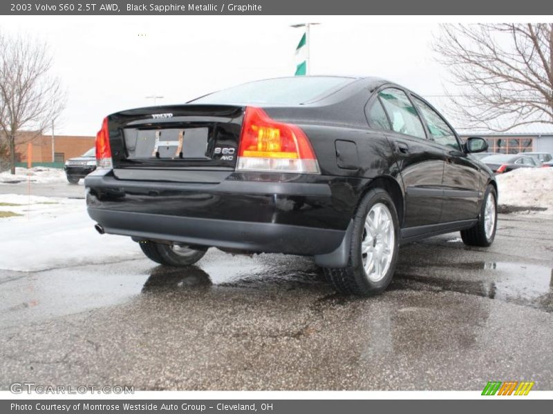Black Sapphire Metallic / Graphite 2003 Volvo S60 2.5T AWD