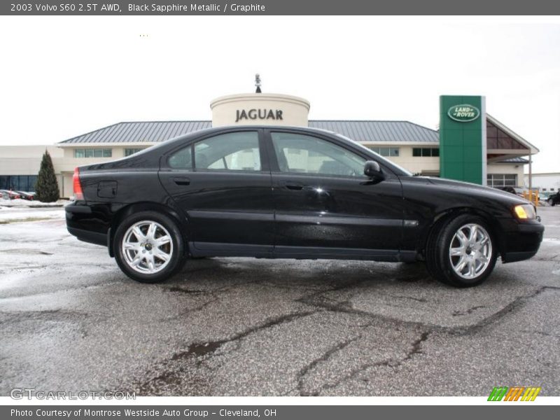 Black Sapphire Metallic / Graphite 2003 Volvo S60 2.5T AWD